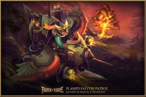 Gyrocopter - Flamed Falcon Patrol Set