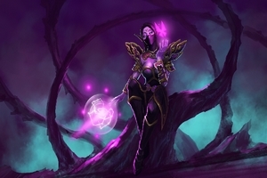 Templar assassin - Fluttering Amethyst